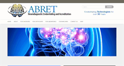 Desktop Screenshot of abret.org
