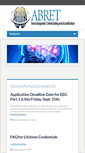 Mobile Screenshot of abret.org
